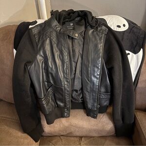 Full Tilt Black Leather Jacket